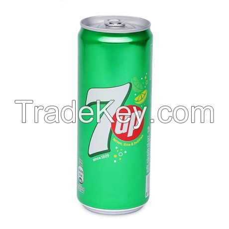 Soft Drink 7UP Lime Can 330ml x 24 Can Sport Drink High Quality