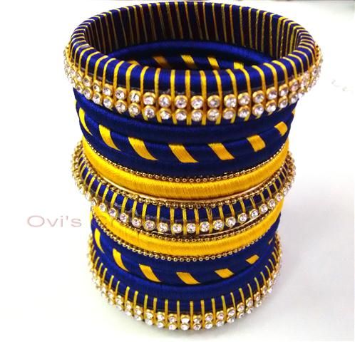 Handmade Silk Thread Bangles