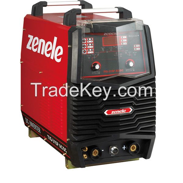 ZENELE IGBT Module inverter AC/DC pulse square wave TIG welding machine TIG-315PAC/DC