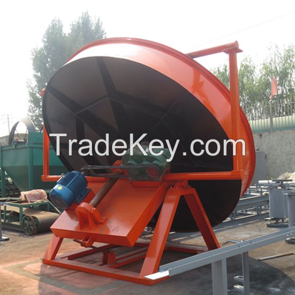 Interrupt production operation disc grain making machine