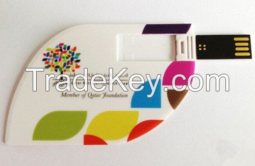 Credit Card Thumbdrive in leave design