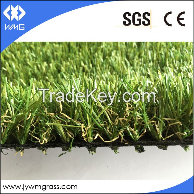 Natural looking artificial grass for landscaping