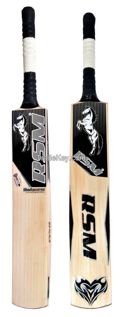 Custom Made RSM Unicorn Cricket Bat English Willow 42 mm Edge DHL Delivery