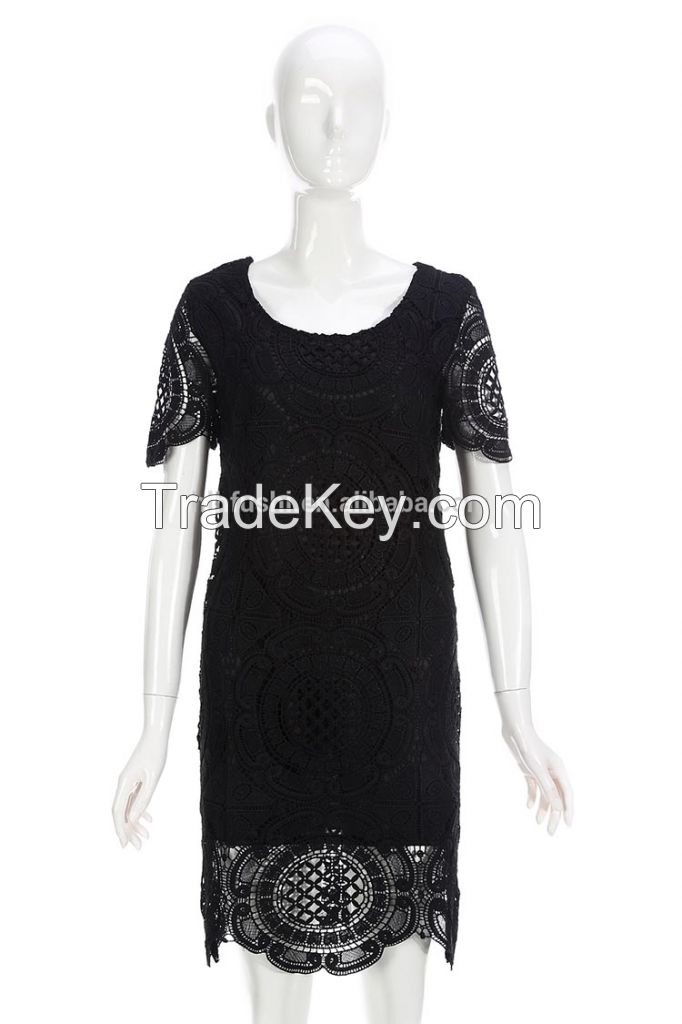 Casual style lace dresses for women wholesale