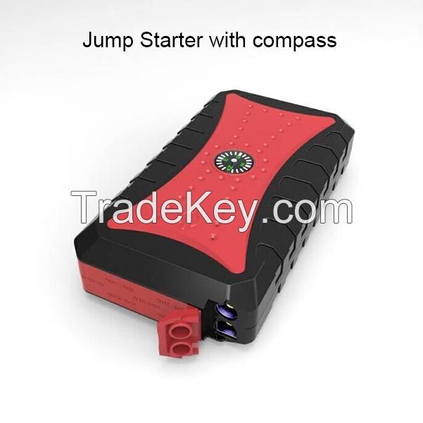 Jump starter JS04, Hot Selling 10000mah Mini Multi-functional Portable Car Jump Starter With Compass