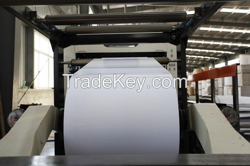 coated duplex board grey/white back 230-500gsm