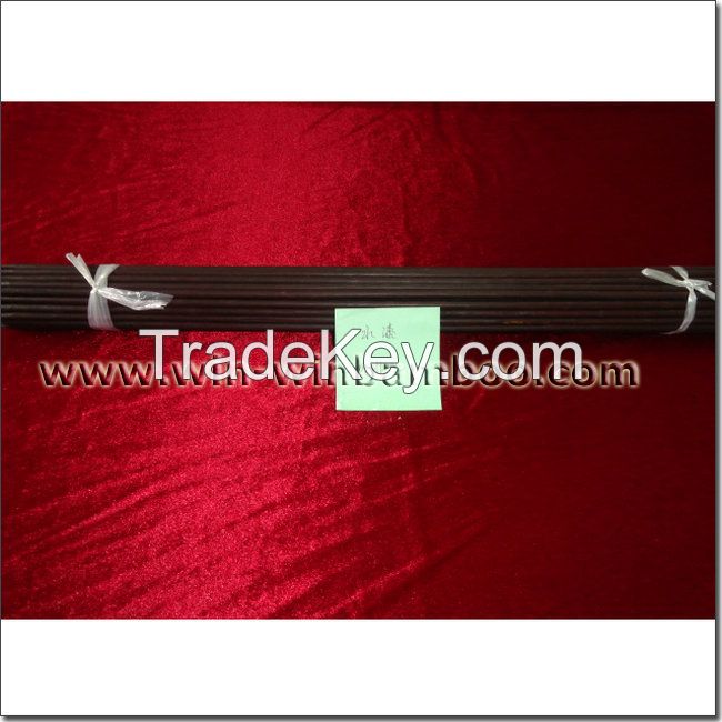 Dyed black U-shape bow bamboo flower sticks with waxed one end pointed for gardening