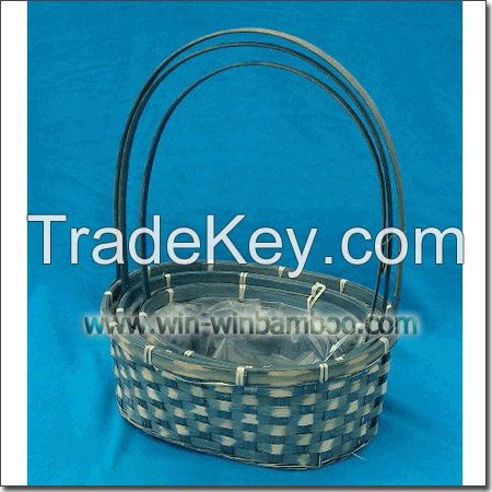 knotwork basket for home or gardening