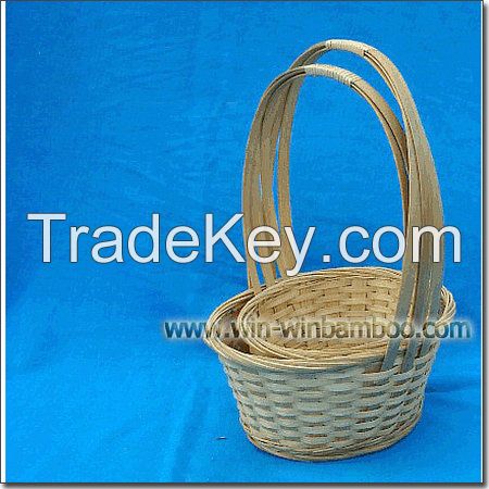 knotwork basket for home or gardening