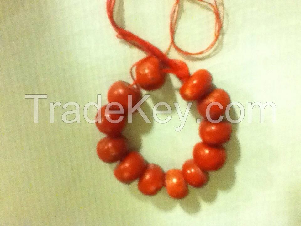Antique Coral beads