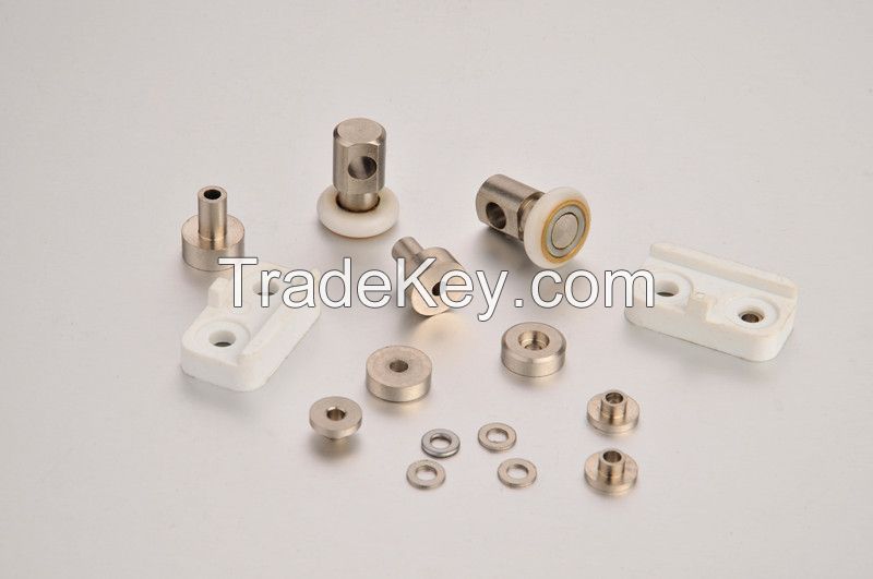 Universal rotating not rust and beautiful shower door bearing rollers