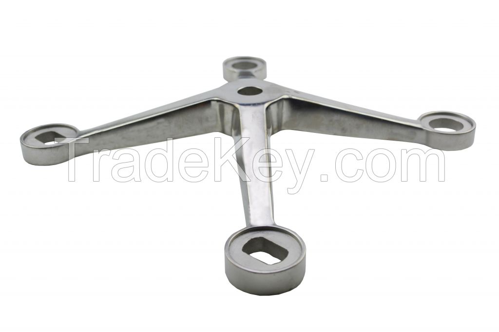 glass fttings, glass clamps, spider fittings