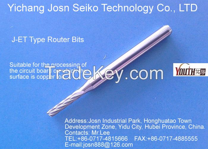 PCB drill bits and PCB router bits