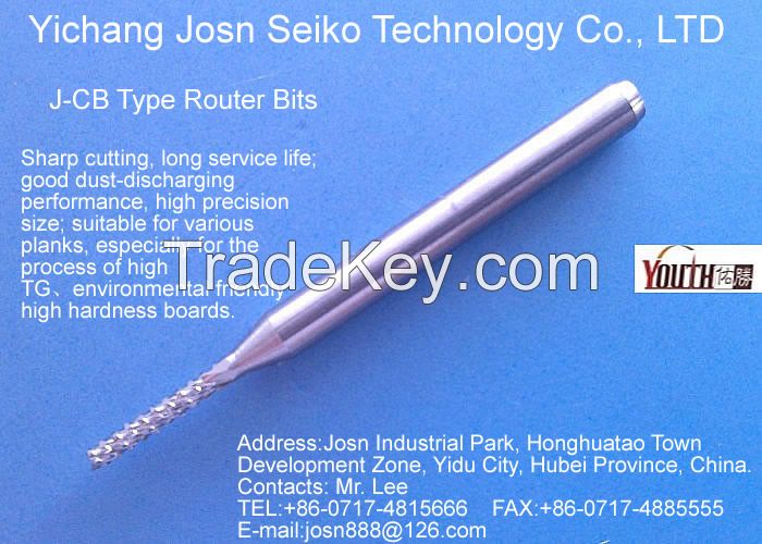 PCB drill bits and PCB router bits