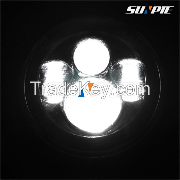 7 inch  High/Low Beam  LED Headlight with angel eye for JEEP Wrangler