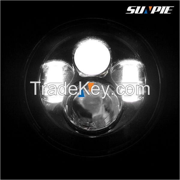 7 inch  High/Low Beam  LED Headlight with angel eye for JEEP Wrangler