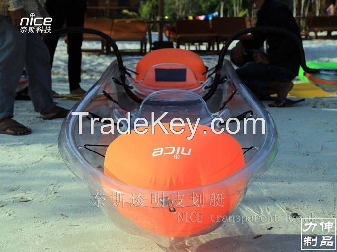 2015 new design CLEAR BOTTOM RAFT KAYAK CANOE