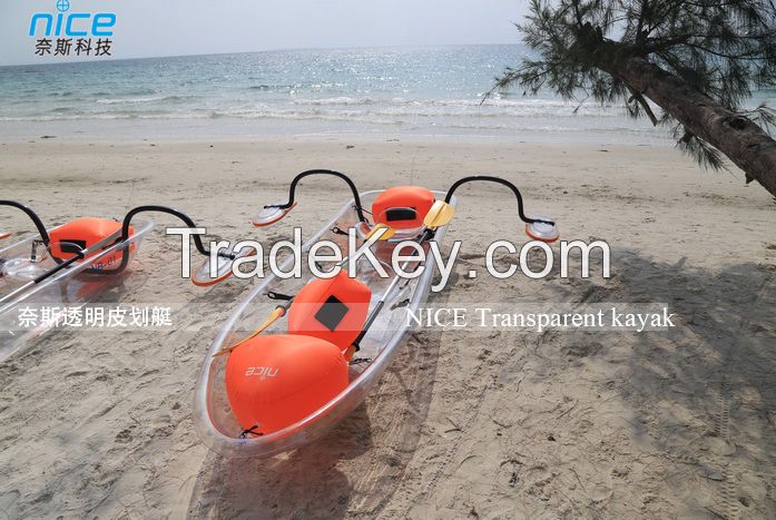 Clear Bottom Raft Kayak Canoe