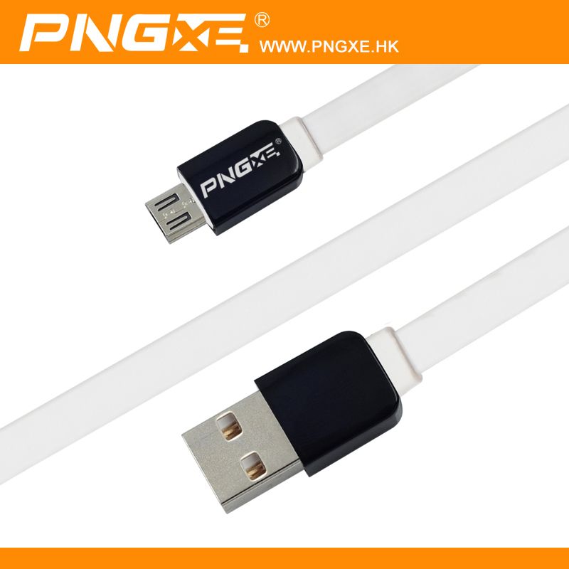 PNGXE New Model noodle design 2A usb charging mobile phone cable for iPhone
