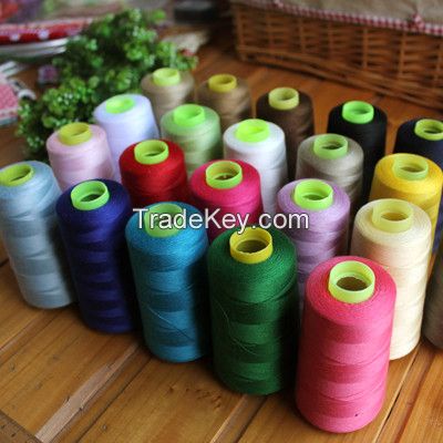 100% ring spun polyester sewing thread 40s/2