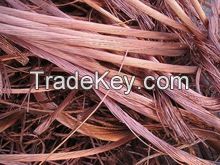 Copper Wire Scrap 99.9%  ~S