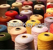 Cone dyed polyester yarn for weaving & knitting  ~S