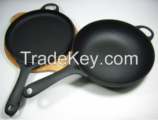 high quality cast iron frying pan