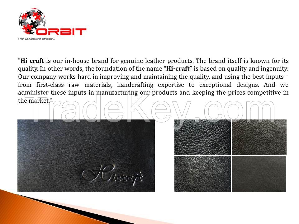 Customized Genuine Leather Products