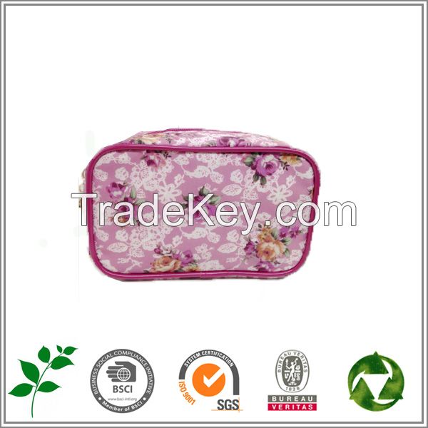 Fancy cosmetic organizer make up bag and cosmetic pouch