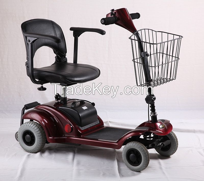CE Certificated Folding Electric Handicapped Mobility Scooter with Rem