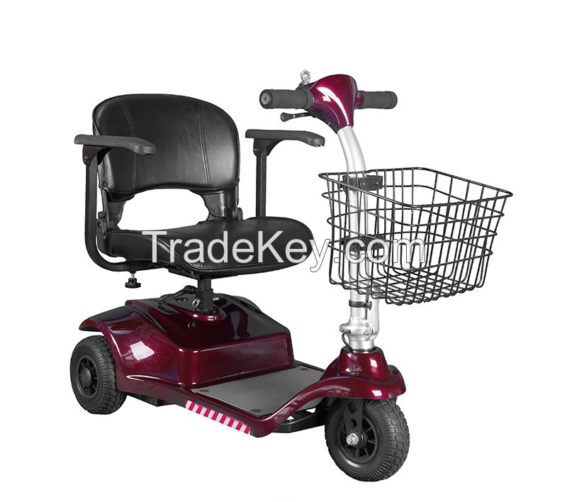 270W Mini Folding 3 Three Wheel Electric Mobility Scooter for Adults