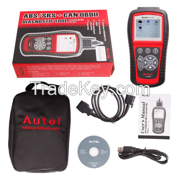 AutoLink AL619 OBDII CAN ABS and SRS Scan Tool