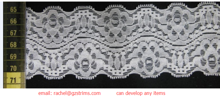 elastic lace/stretch lace/spandex lace#A13