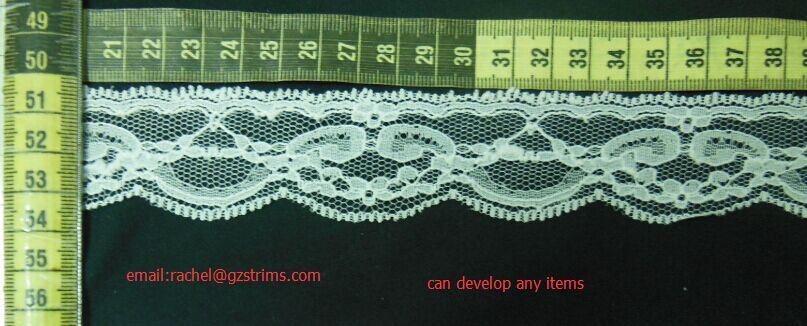 elastic lace/stretch lace/spandex lace#A6