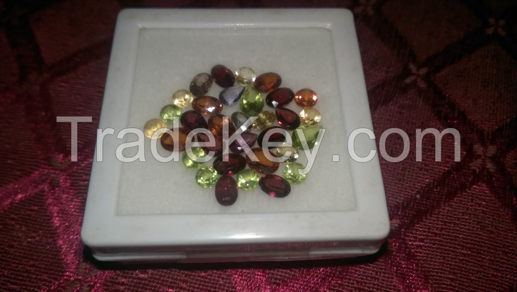 assorment of sri lankan semi precious stones