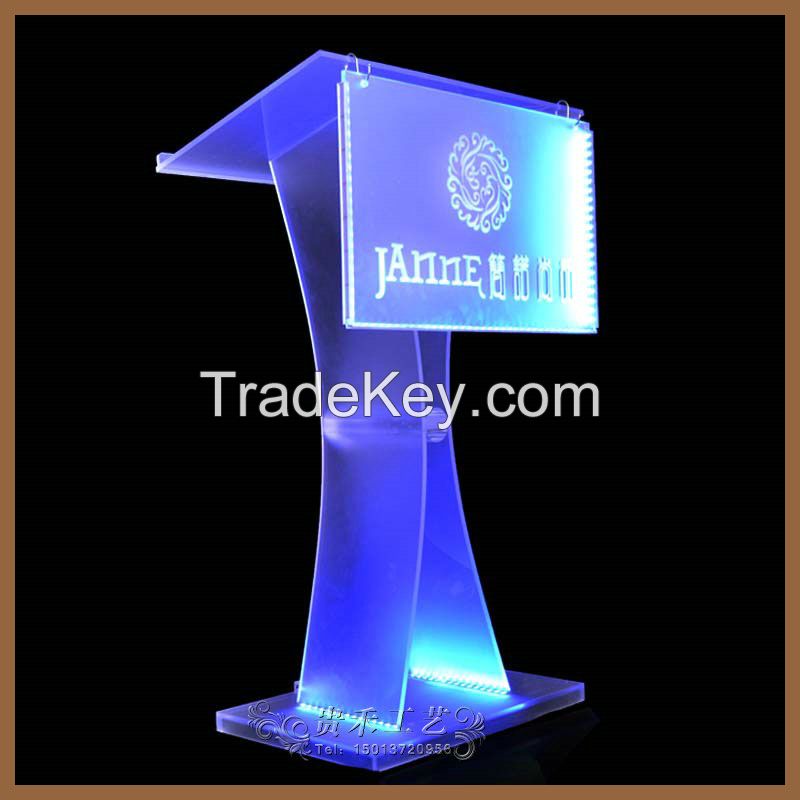 Guihe high quality acrylic podium, pacrylic pulpit