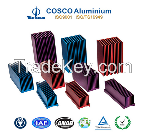 Aluminum Heat Sink with Anodizing and Machining (ISO9001&TS16949)
