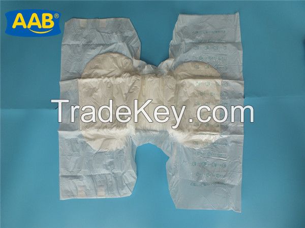 Disposable diaper for adult incontinence