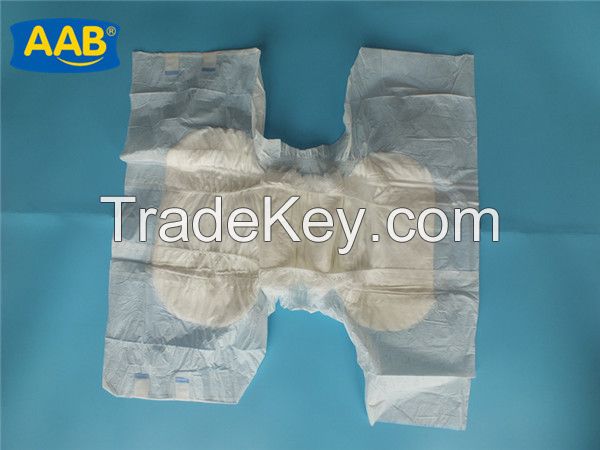 Disposable diaper for adult incontinence