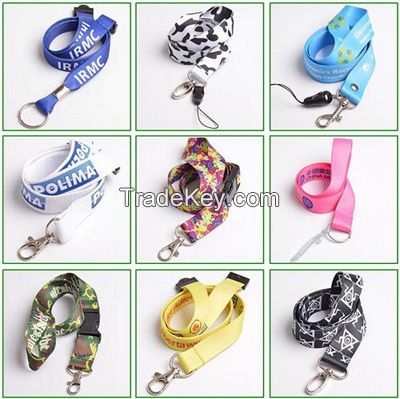 Die Sublimation Printed Promotional Polyester Lanyards