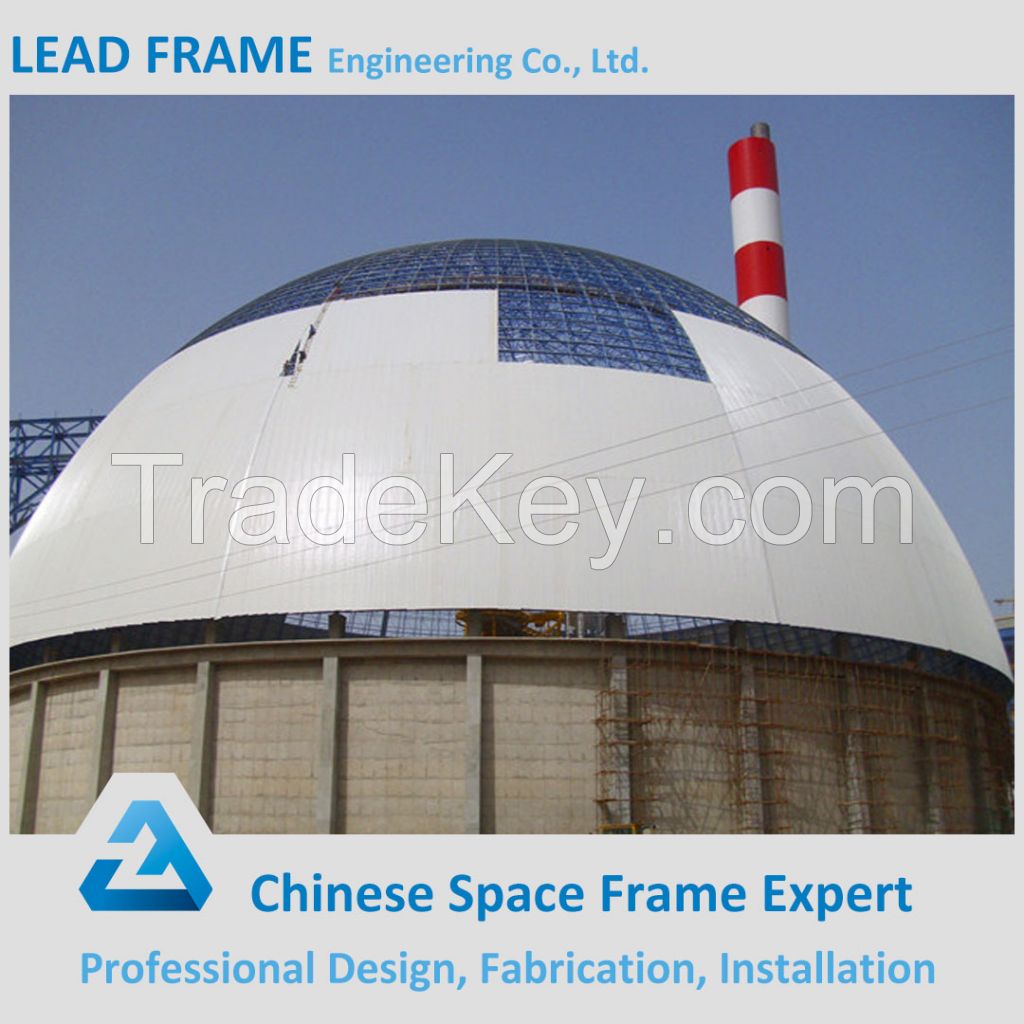 Light Weight Steel Dome Sheds for Coal Storage
