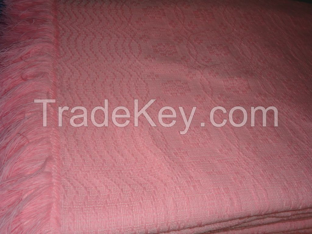 Handloom-woven Inabel Bed Cover