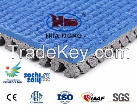 Hot sale! prefabricated synthetic rubber running track