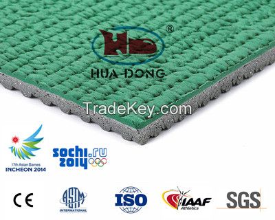Hot sale! prefabricated synthetic stadium sport court rubber floor