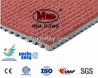 recycled anti-slip badminton sport rubber floor