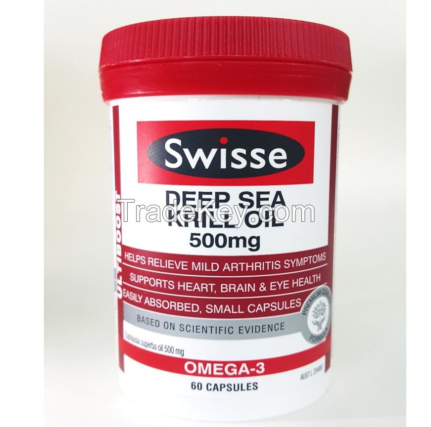 Swisse Ultiboost Deep Sea Krill Oil 500mg 60 Capsules