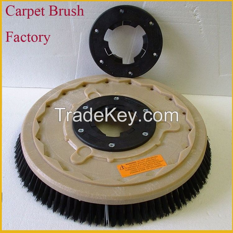 Floor rotary scrubber brushes