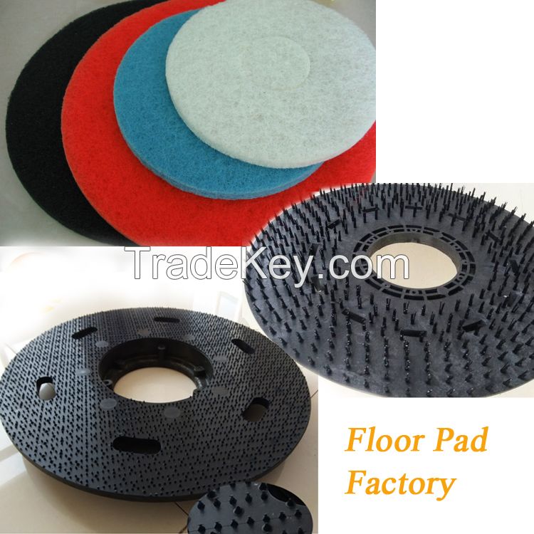 Floor rotary cleaning disc brushes