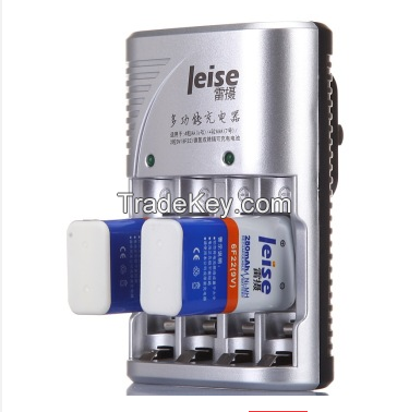 LEISE 802 Multifunctional battery charger for 9V /AAA/AA NI-MH rechargeable battery