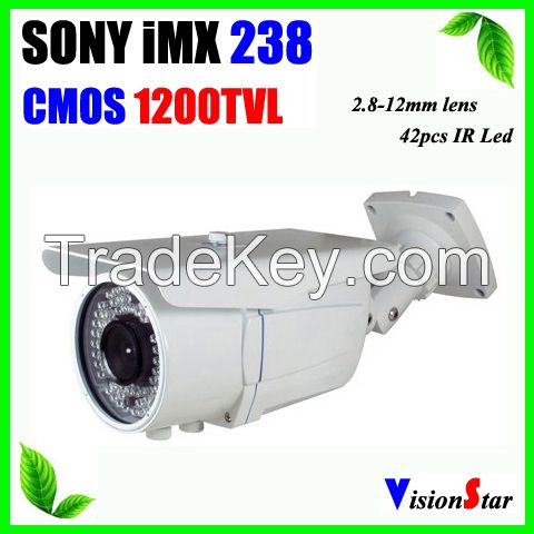 Super WDR Surveillance Video CCTV Camera Sony IMX238 CMOS 1200TVL IR-C